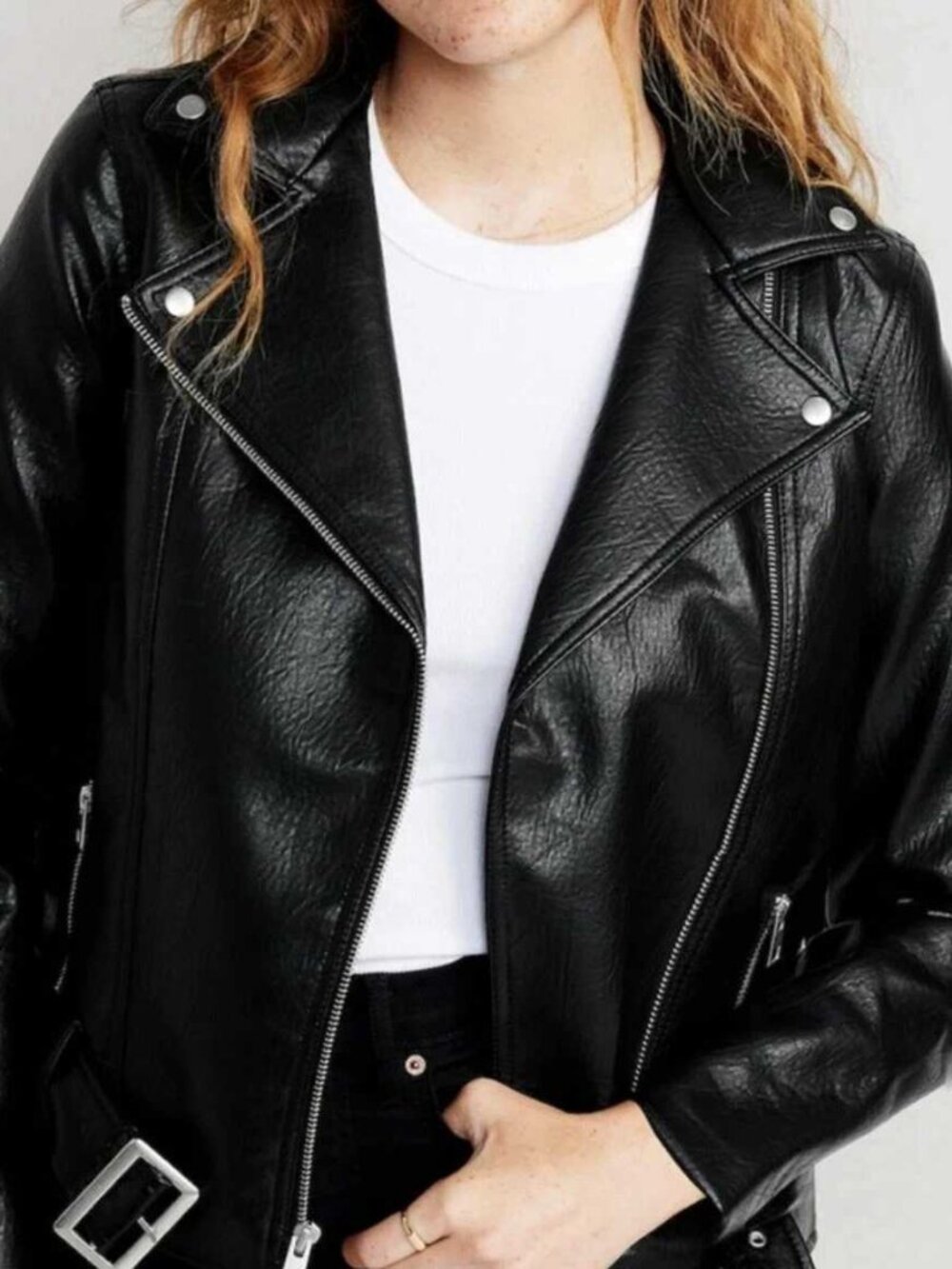 Old Navy Faux Leather Moto/ Biker Jacket